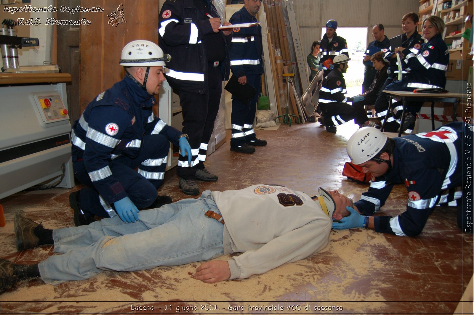 Baceno - 11 giugno 2011 - Gara Provinciale VCO di soccorso -  Croce Rossa Italiana - Ispettorato Regionale Volontari del Soccorso Piemonte