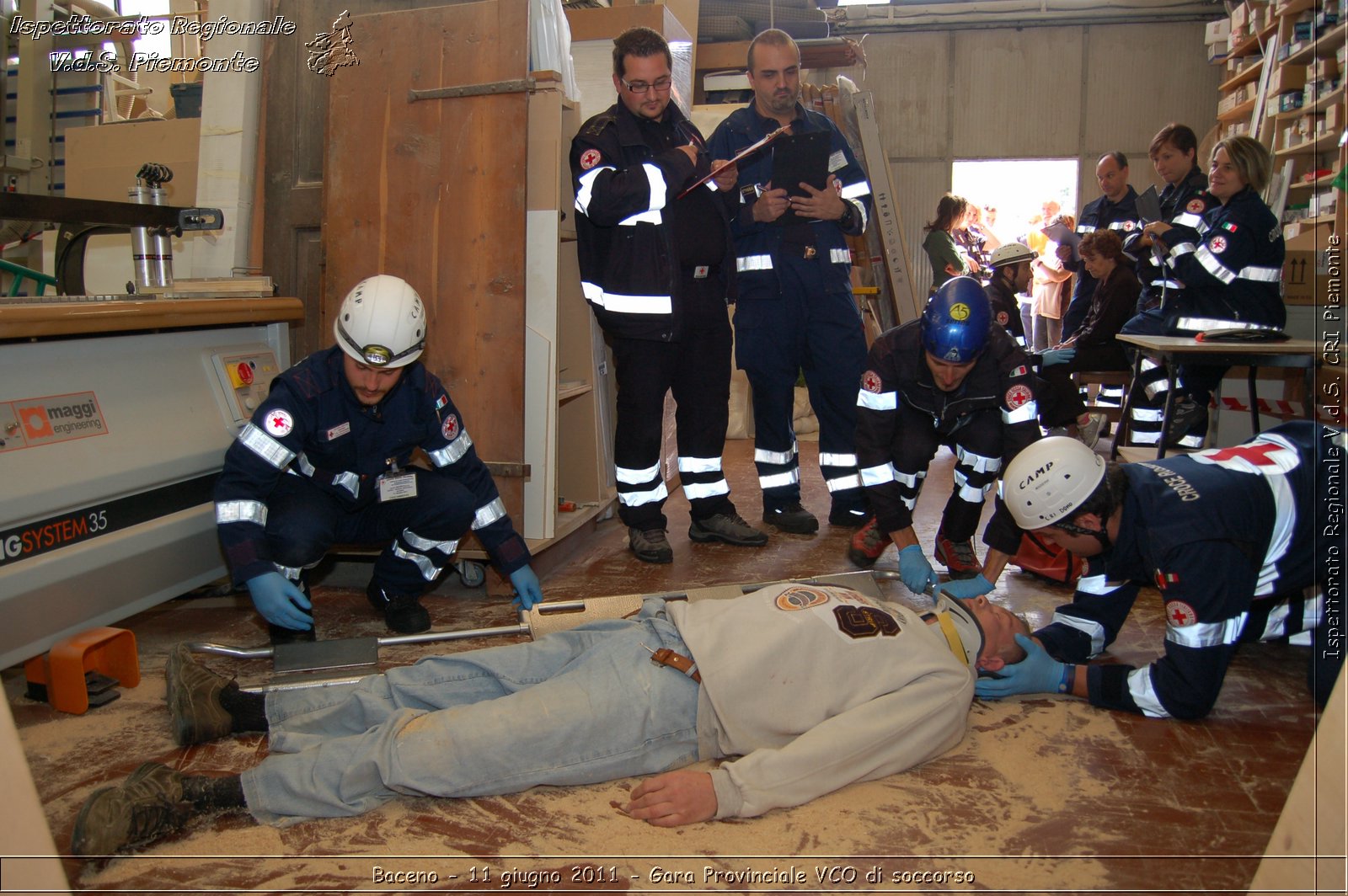 Baceno - 11 giugno 2011 - Gara Provinciale VCO di soccorso -  Croce Rossa Italiana - Ispettorato Regionale Volontari del Soccorso Piemonte