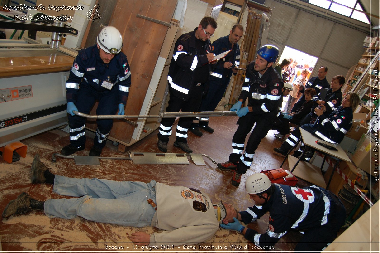 Baceno - 11 giugno 2011 - Gara Provinciale VCO di soccorso -  Croce Rossa Italiana - Ispettorato Regionale Volontari del Soccorso Piemonte