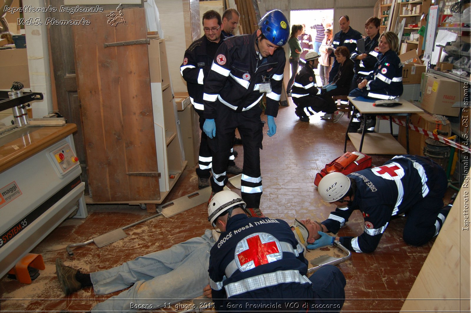 Baceno - 11 giugno 2011 - Gara Provinciale VCO di soccorso -  Croce Rossa Italiana - Ispettorato Regionale Volontari del Soccorso Piemonte