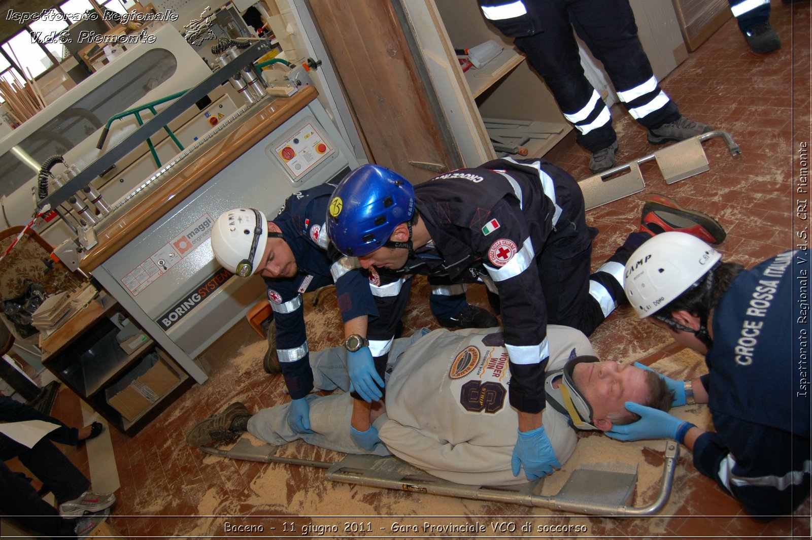 Baceno - 11 giugno 2011 - Gara Provinciale VCO di soccorso -  Croce Rossa Italiana - Ispettorato Regionale Volontari del Soccorso Piemonte