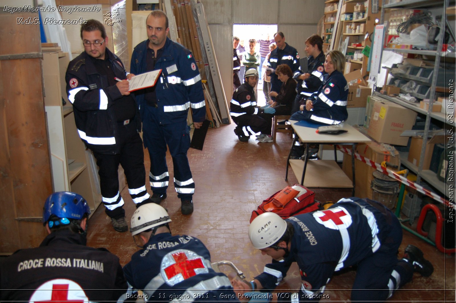 Baceno - 11 giugno 2011 - Gara Provinciale VCO di soccorso -  Croce Rossa Italiana - Ispettorato Regionale Volontari del Soccorso Piemonte