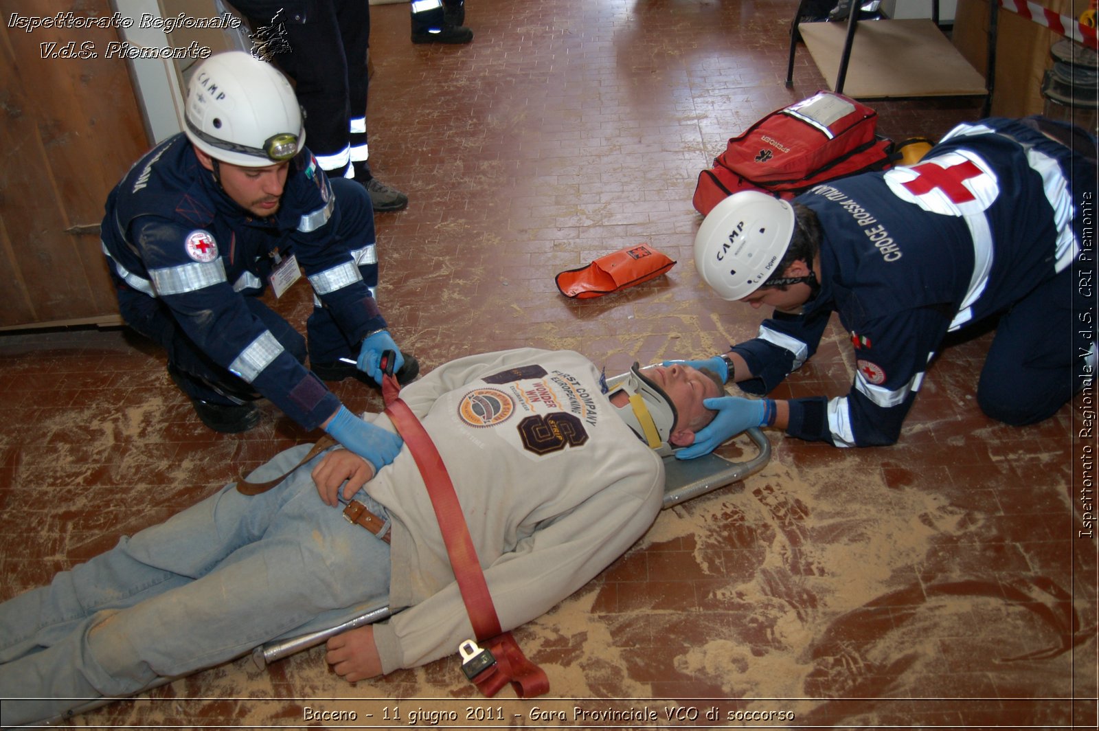 Baceno - 11 giugno 2011 - Gara Provinciale VCO di soccorso -  Croce Rossa Italiana - Ispettorato Regionale Volontari del Soccorso Piemonte