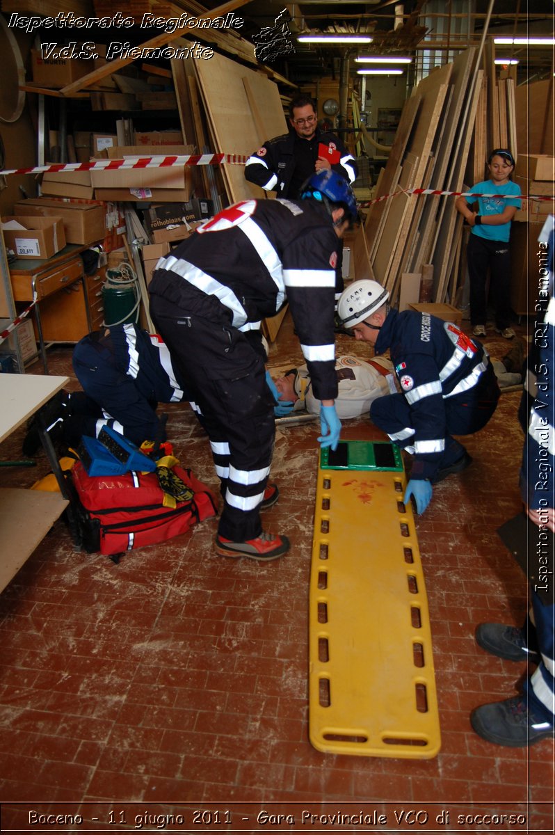 Baceno - 11 giugno 2011 - Gara Provinciale VCO di soccorso -  Croce Rossa Italiana - Ispettorato Regionale Volontari del Soccorso Piemonte