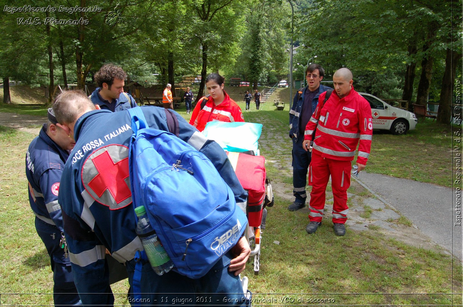 Baceno - 11 giugno 2011 - Gara Provinciale VCO di soccorso -  Croce Rossa Italiana - Ispettorato Regionale Volontari del Soccorso Piemonte