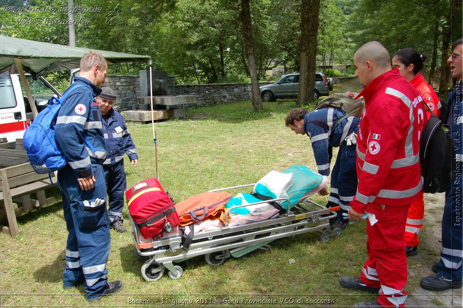 Baceno - 11 giugno 2011 - Gara Provinciale VCO di soccorso -  Croce Rossa Italiana - Ispettorato Regionale Volontari del Soccorso Piemonte