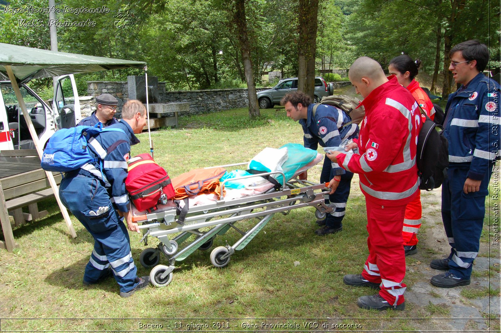 Baceno - 11 giugno 2011 - Gara Provinciale VCO di soccorso -  Croce Rossa Italiana - Ispettorato Regionale Volontari del Soccorso Piemonte