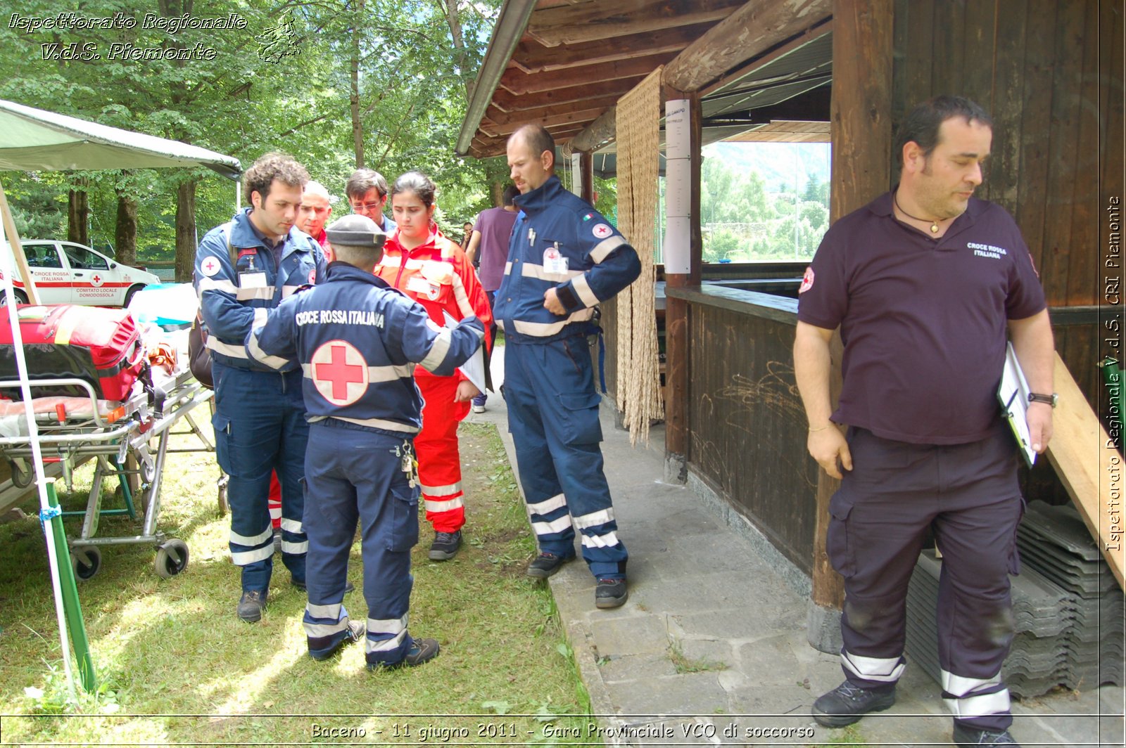 Baceno - 11 giugno 2011 - Gara Provinciale VCO di soccorso -  Croce Rossa Italiana - Ispettorato Regionale Volontari del Soccorso Piemonte