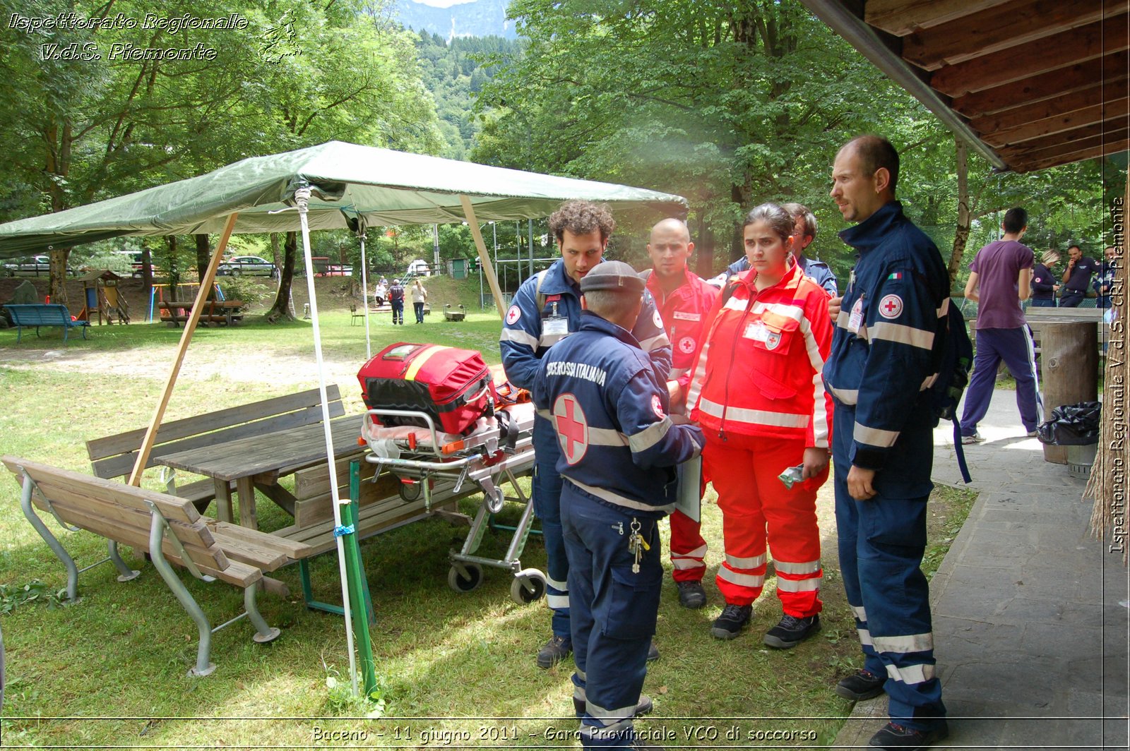 Baceno - 11 giugno 2011 - Gara Provinciale VCO di soccorso -  Croce Rossa Italiana - Ispettorato Regionale Volontari del Soccorso Piemonte