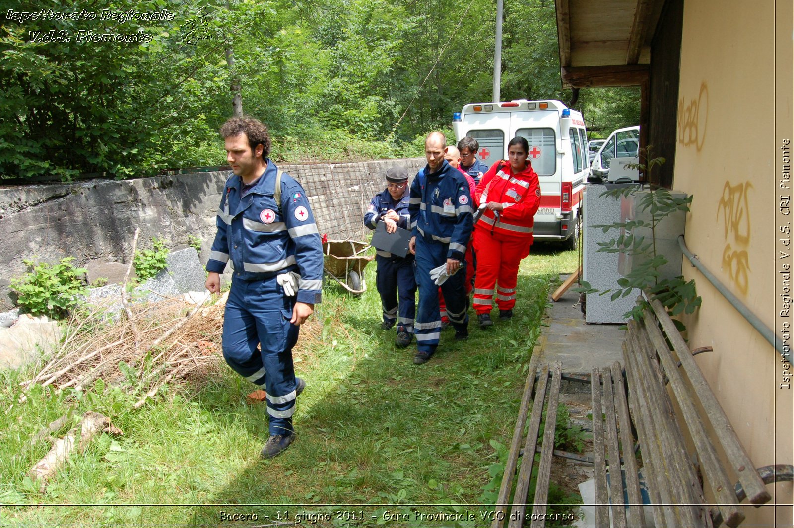 Baceno - 11 giugno 2011 - Gara Provinciale VCO di soccorso -  Croce Rossa Italiana - Ispettorato Regionale Volontari del Soccorso Piemonte