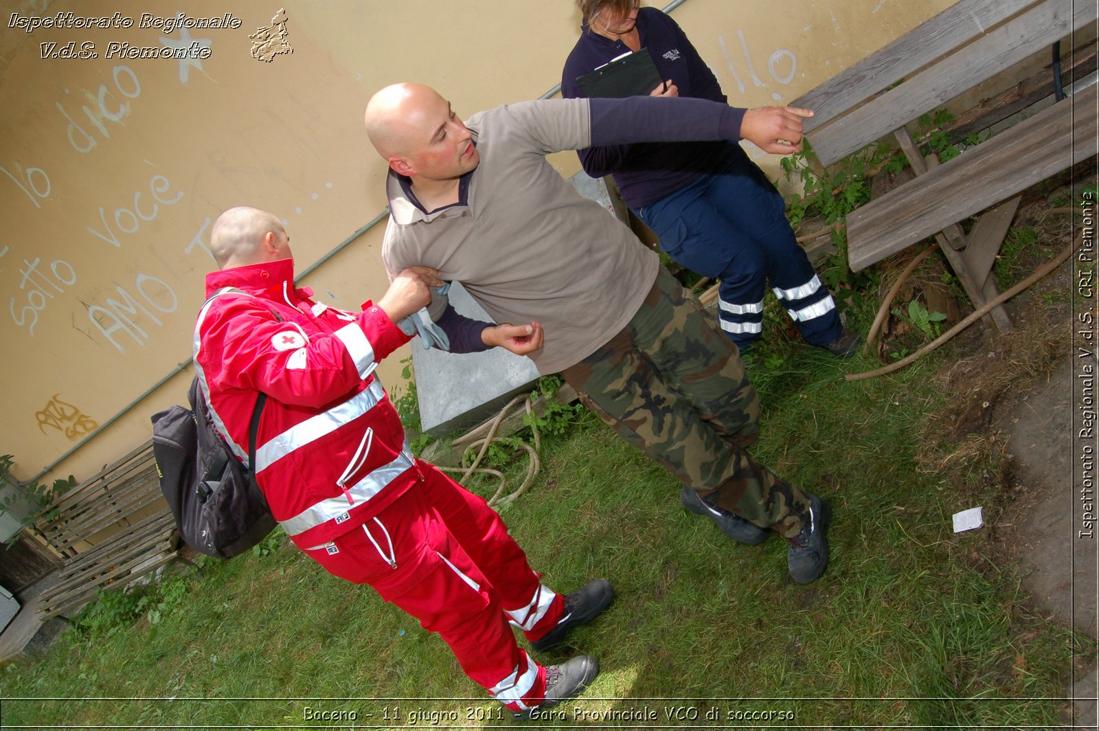 Baceno - 11 giugno 2011 - Gara Provinciale VCO di soccorso -  Croce Rossa Italiana - Ispettorato Regionale Volontari del Soccorso Piemonte