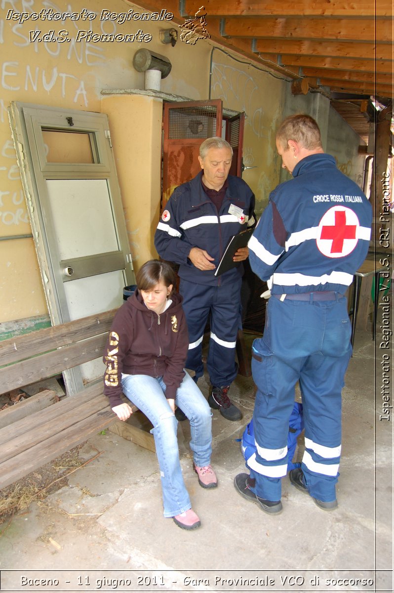 Baceno - 11 giugno 2011 - Gara Provinciale VCO di soccorso -  Croce Rossa Italiana - Ispettorato Regionale Volontari del Soccorso Piemonte