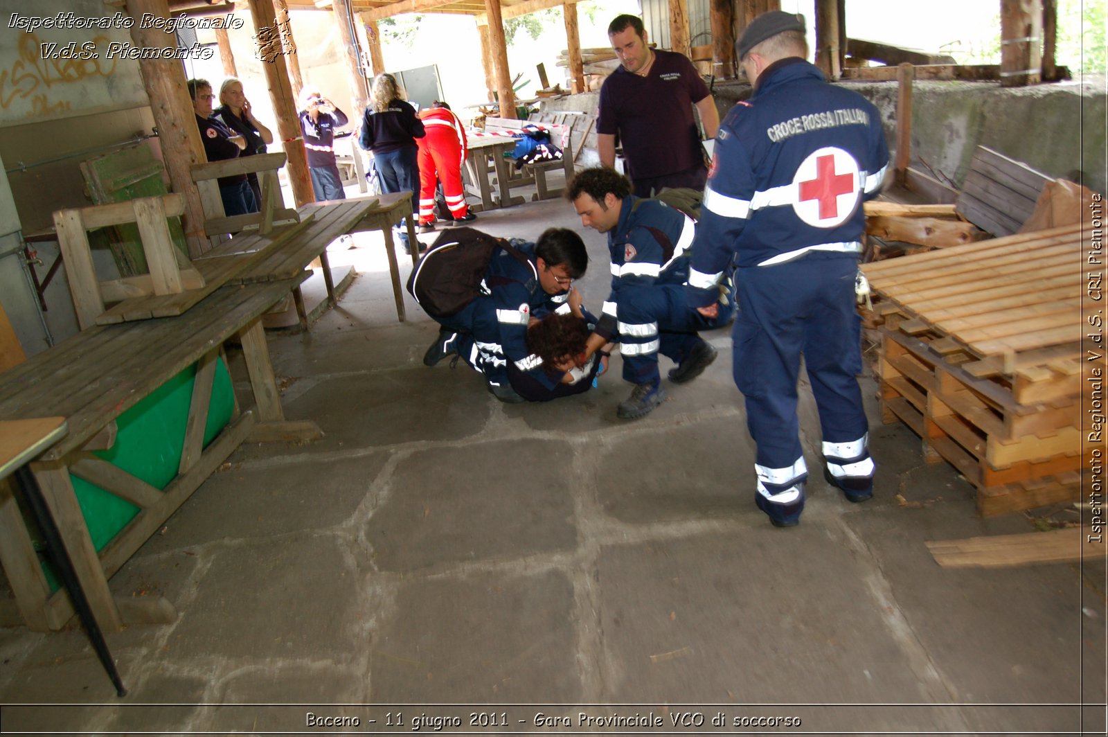 Baceno - 11 giugno 2011 - Gara Provinciale VCO di soccorso -  Croce Rossa Italiana - Ispettorato Regionale Volontari del Soccorso Piemonte