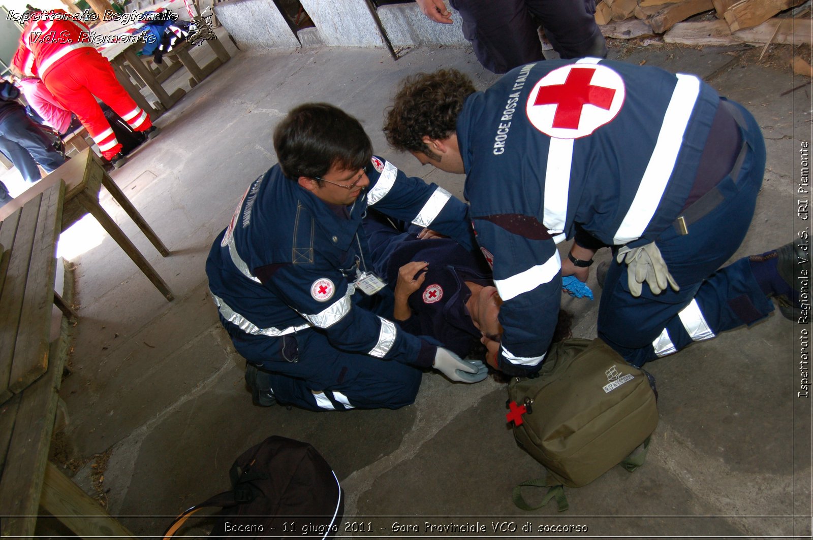 Baceno - 11 giugno 2011 - Gara Provinciale VCO di soccorso -  Croce Rossa Italiana - Ispettorato Regionale Volontari del Soccorso Piemonte