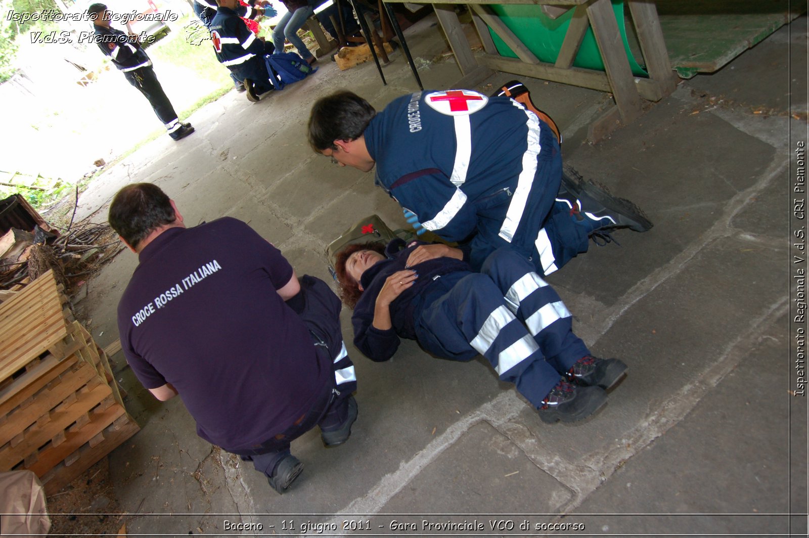 Baceno - 11 giugno 2011 - Gara Provinciale VCO di soccorso -  Croce Rossa Italiana - Ispettorato Regionale Volontari del Soccorso Piemonte