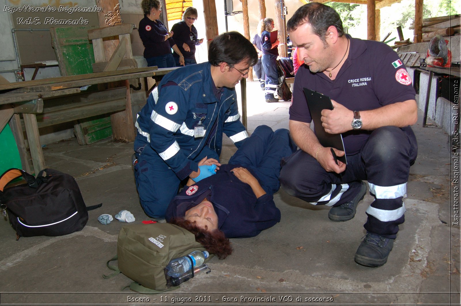 Baceno - 11 giugno 2011 - Gara Provinciale VCO di soccorso -  Croce Rossa Italiana - Ispettorato Regionale Volontari del Soccorso Piemonte