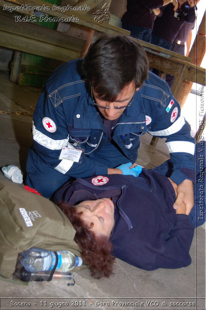 Baceno - 11 giugno 2011 - Gara Provinciale VCO di soccorso -  Croce Rossa Italiana - Ispettorato Regionale Volontari del Soccorso Piemonte