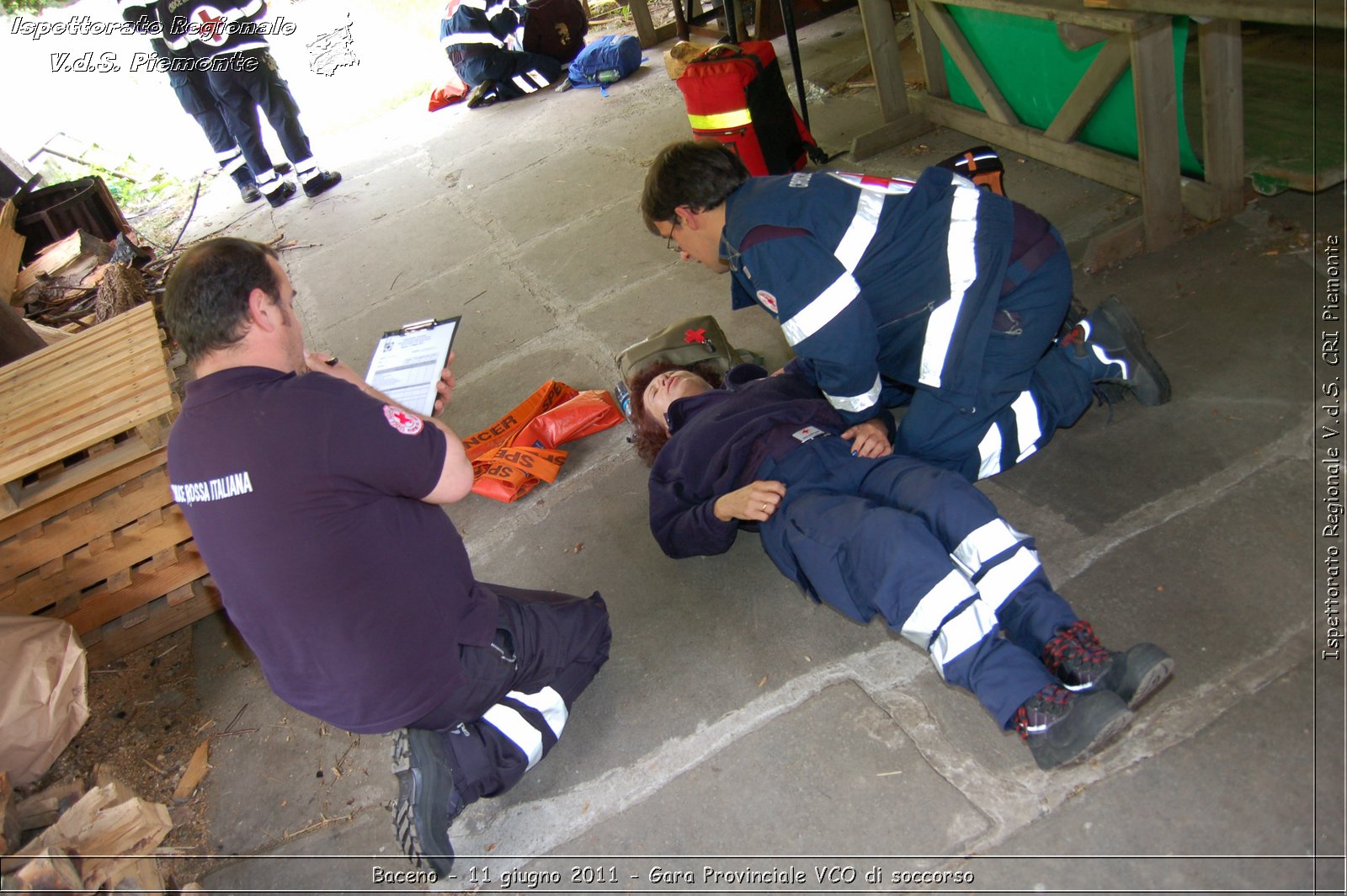 Baceno - 11 giugno 2011 - Gara Provinciale VCO di soccorso -  Croce Rossa Italiana - Ispettorato Regionale Volontari del Soccorso Piemonte