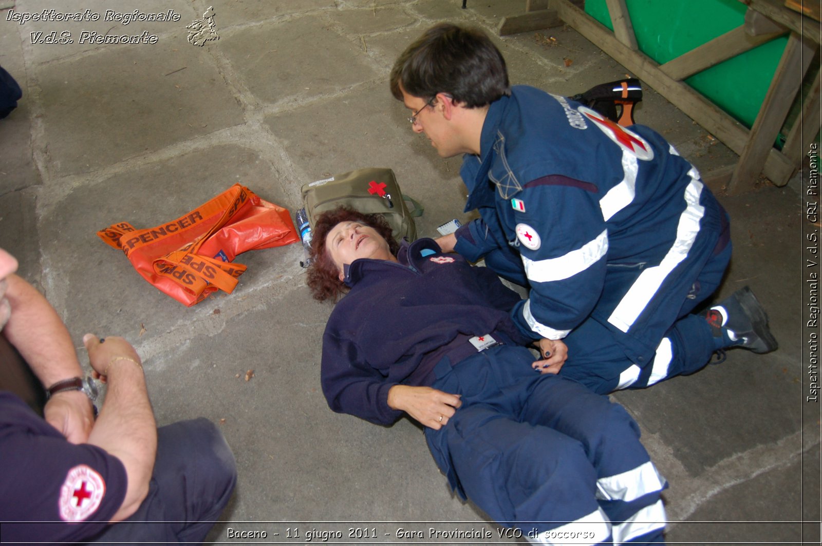 Baceno - 11 giugno 2011 - Gara Provinciale VCO di soccorso -  Croce Rossa Italiana - Ispettorato Regionale Volontari del Soccorso Piemonte