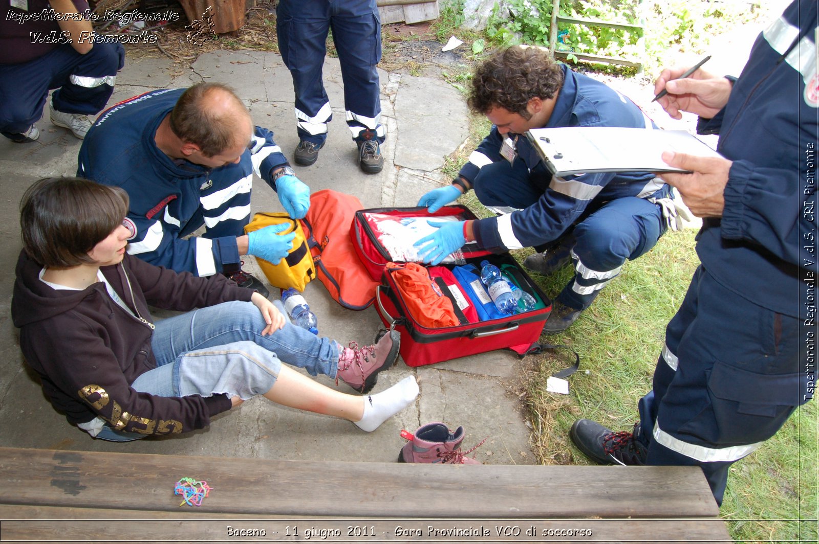 Baceno - 11 giugno 2011 - Gara Provinciale VCO di soccorso -  Croce Rossa Italiana - Ispettorato Regionale Volontari del Soccorso Piemonte