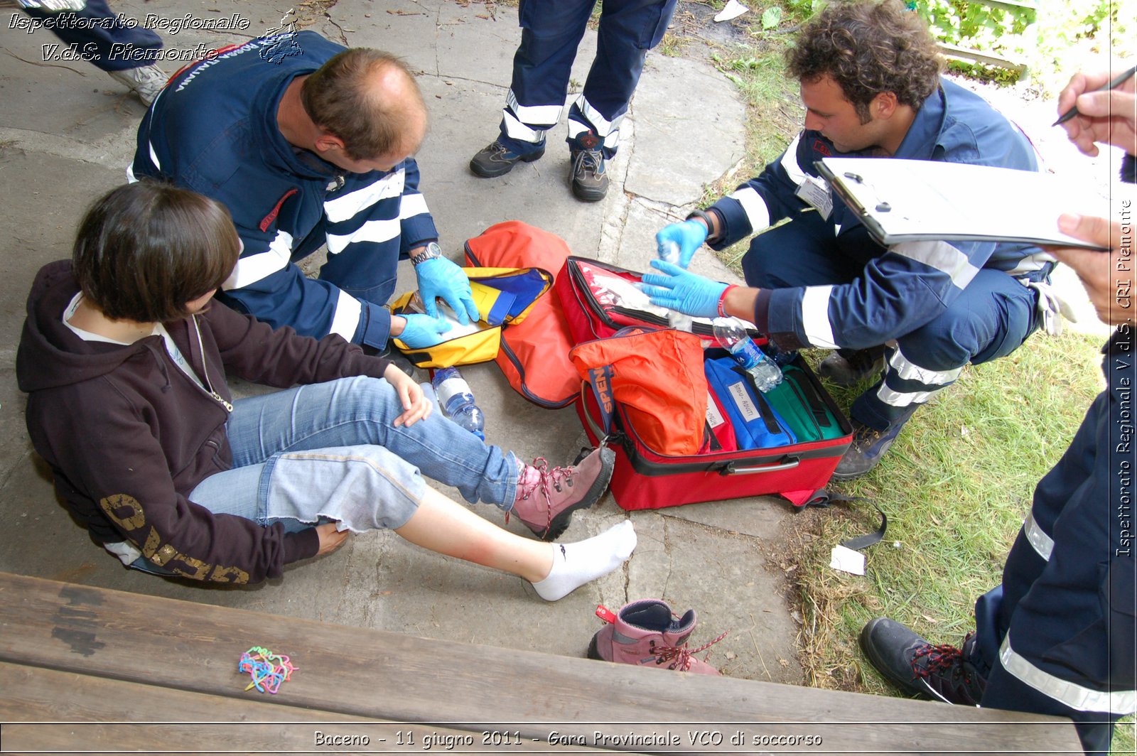 Baceno - 11 giugno 2011 - Gara Provinciale VCO di soccorso -  Croce Rossa Italiana - Ispettorato Regionale Volontari del Soccorso Piemonte