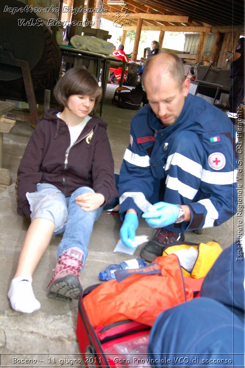 Baceno - 11 giugno 2011 - Gara Provinciale VCO di soccorso -  Croce Rossa Italiana - Ispettorato Regionale Volontari del Soccorso Piemonte