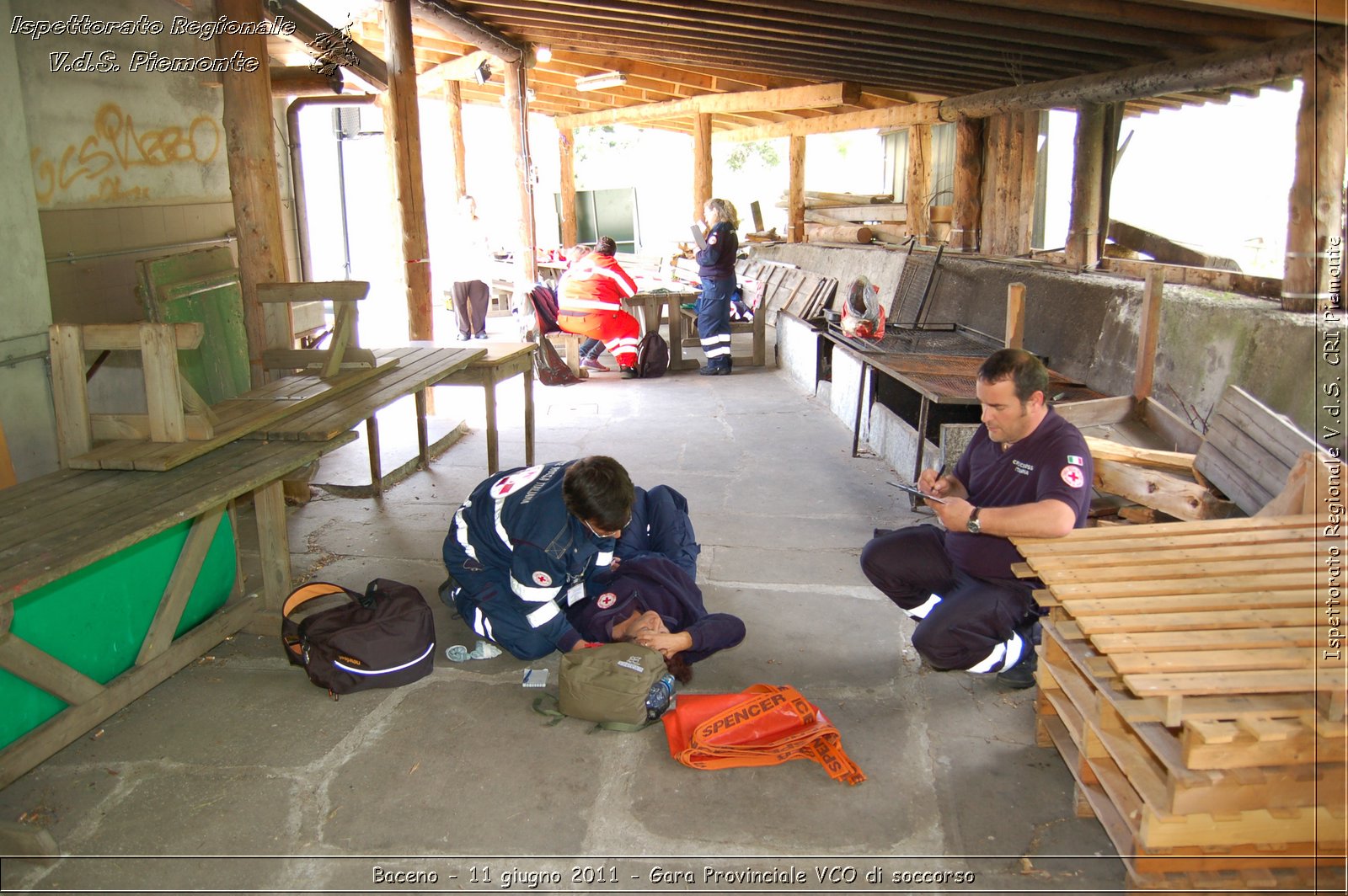 Baceno - 11 giugno 2011 - Gara Provinciale VCO di soccorso -  Croce Rossa Italiana - Ispettorato Regionale Volontari del Soccorso Piemonte