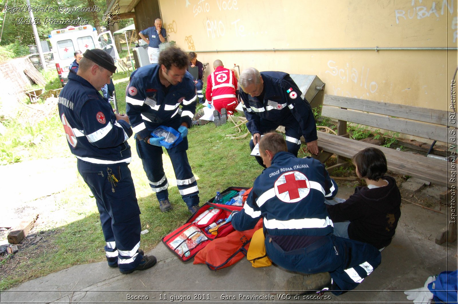 Baceno - 11 giugno 2011 - Gara Provinciale VCO di soccorso -  Croce Rossa Italiana - Ispettorato Regionale Volontari del Soccorso Piemonte