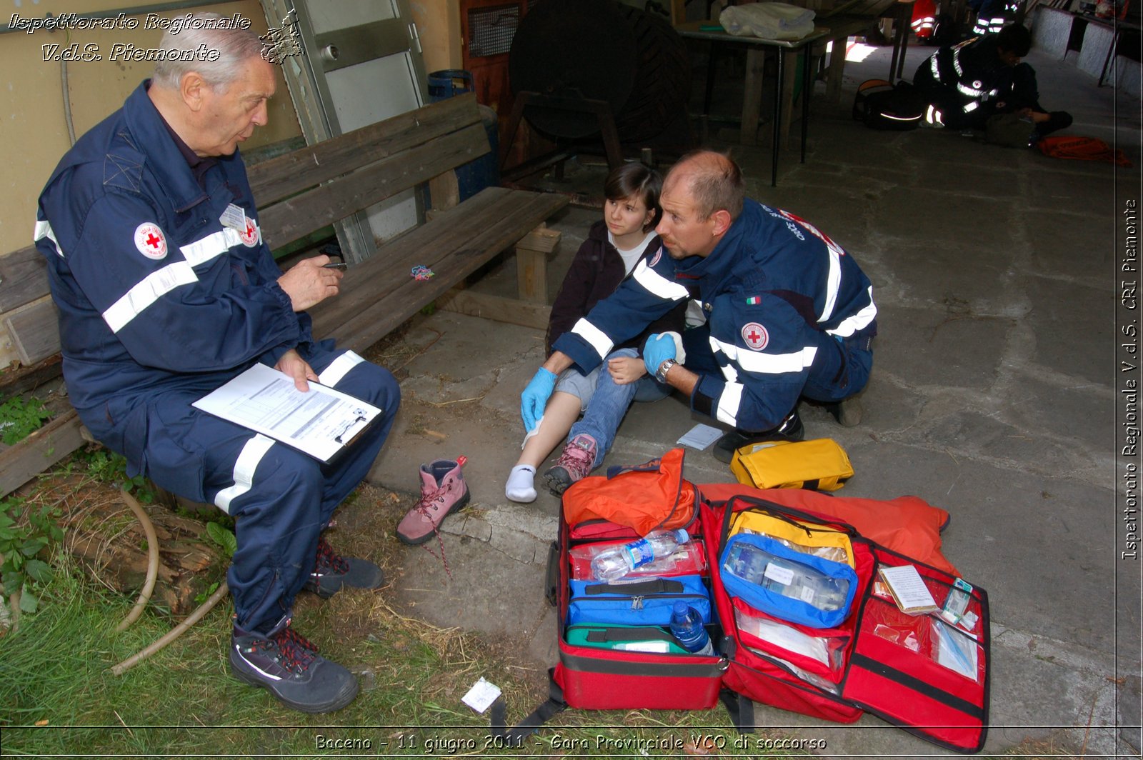 Baceno - 11 giugno 2011 - Gara Provinciale VCO di soccorso -  Croce Rossa Italiana - Ispettorato Regionale Volontari del Soccorso Piemonte