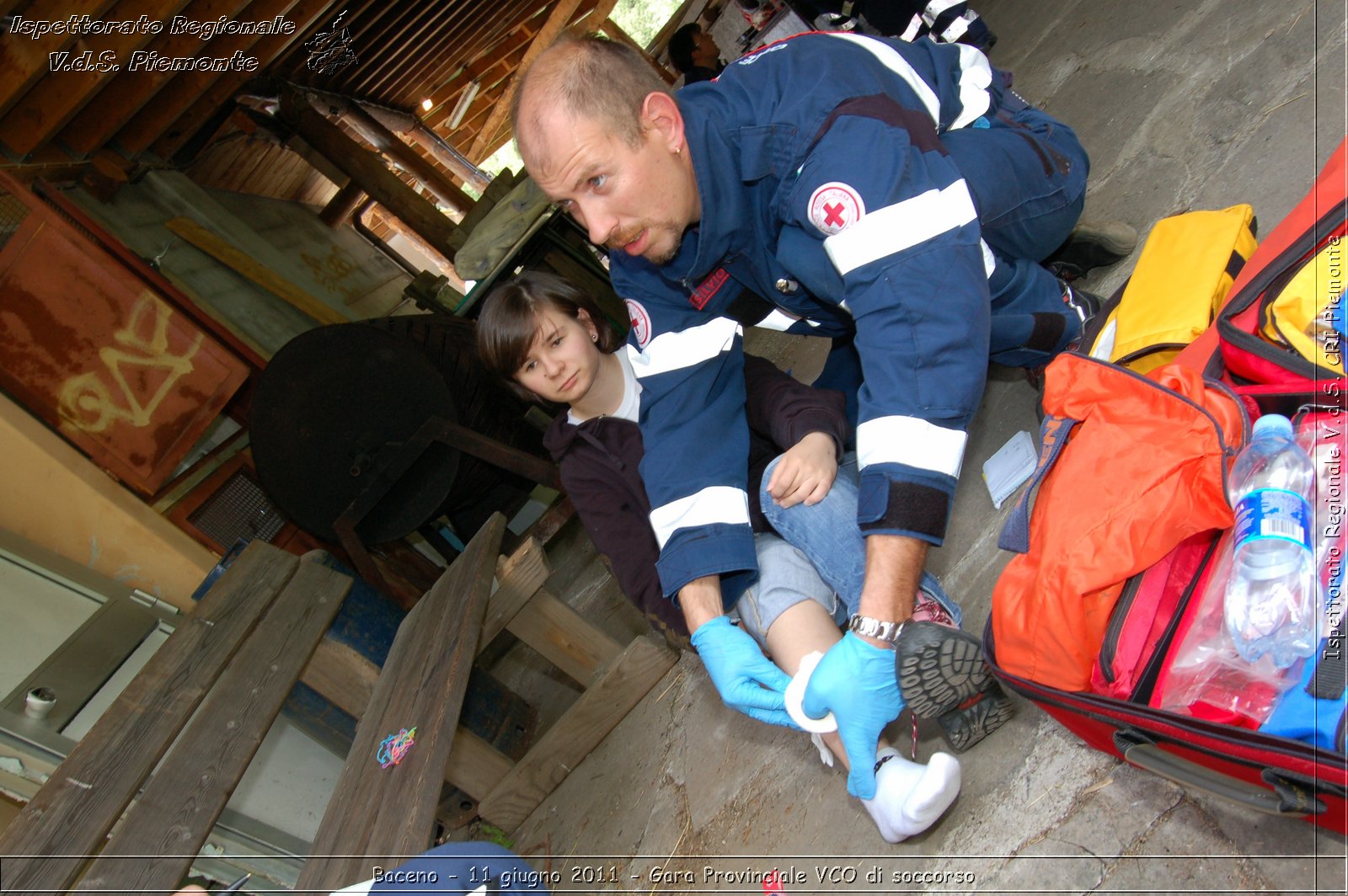 Baceno - 11 giugno 2011 - Gara Provinciale VCO di soccorso -  Croce Rossa Italiana - Ispettorato Regionale Volontari del Soccorso Piemonte