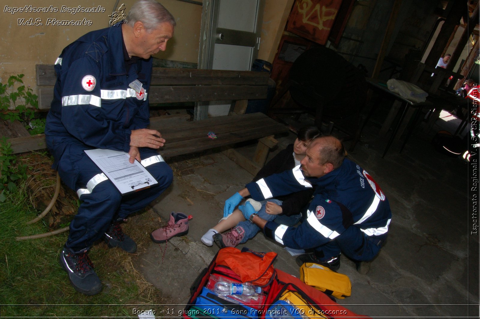 Baceno - 11 giugno 2011 - Gara Provinciale VCO di soccorso -  Croce Rossa Italiana - Ispettorato Regionale Volontari del Soccorso Piemonte