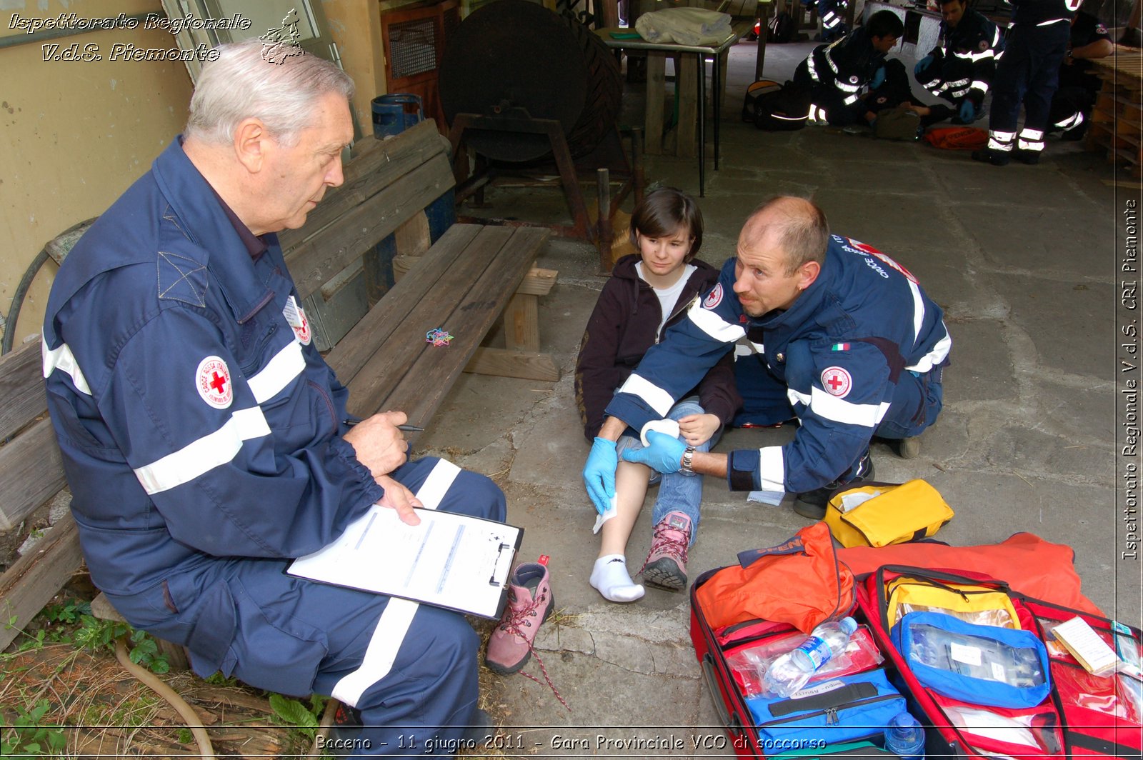 Baceno - 11 giugno 2011 - Gara Provinciale VCO di soccorso -  Croce Rossa Italiana - Ispettorato Regionale Volontari del Soccorso Piemonte