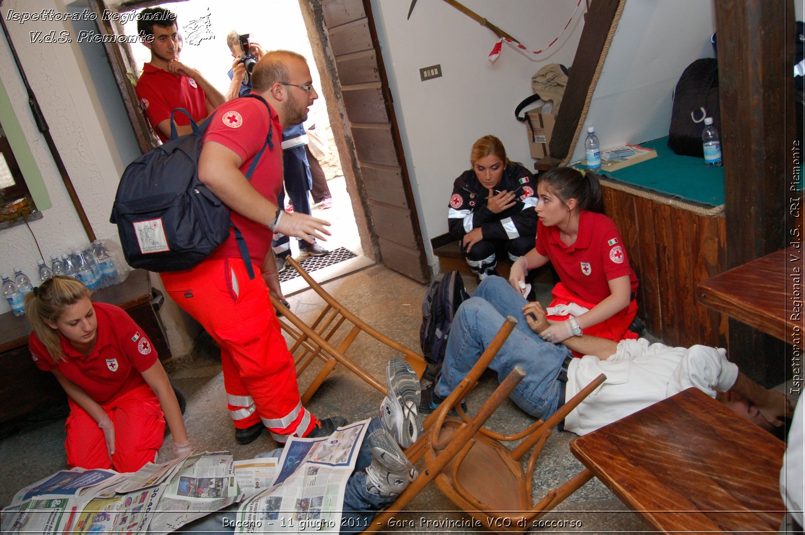 Baceno - 11 giugno 2011 - Gara Provinciale VCO di soccorso -  Croce Rossa Italiana - Ispettorato Regionale Volontari del Soccorso Piemonte