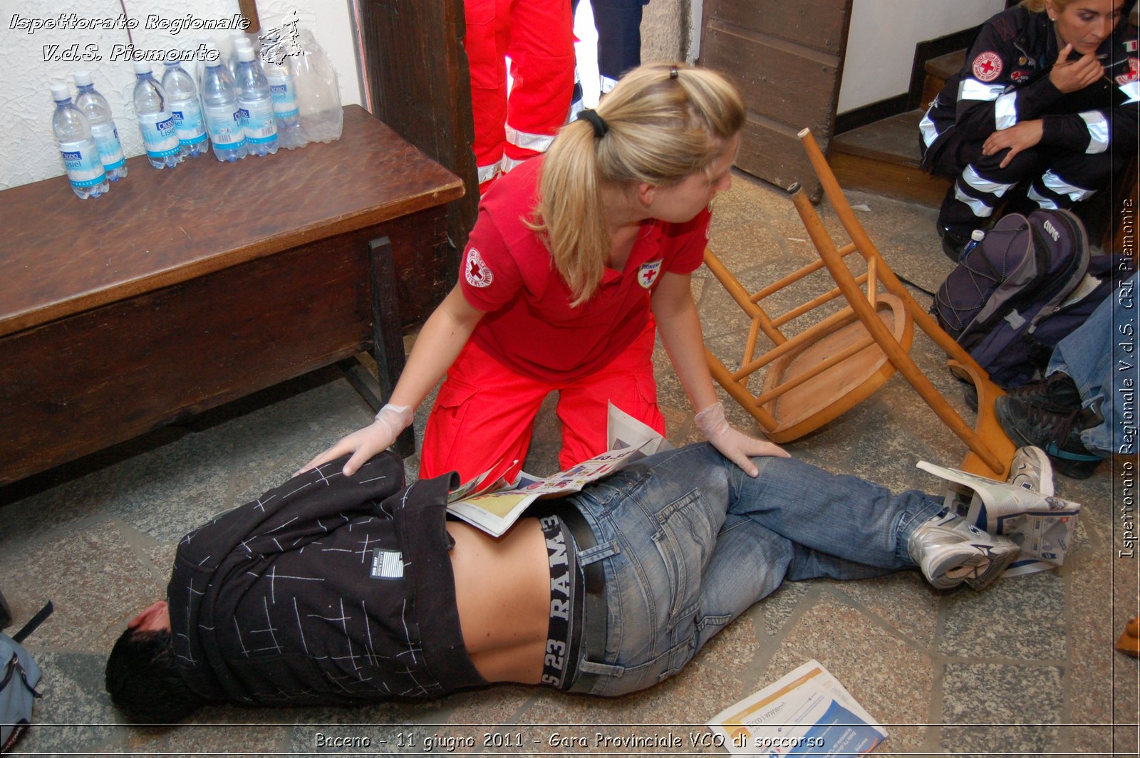 Baceno - 11 giugno 2011 - Gara Provinciale VCO di soccorso -  Croce Rossa Italiana - Ispettorato Regionale Volontari del Soccorso Piemonte