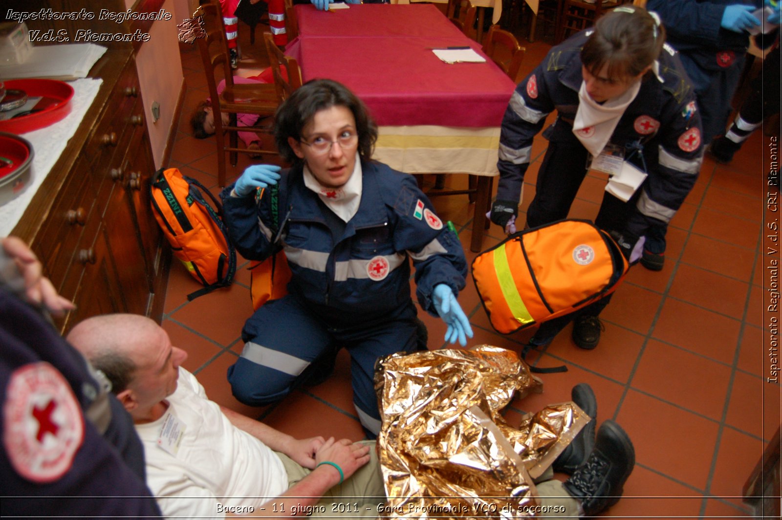 Baceno - 11 giugno 2011 - Gara Provinciale VCO di soccorso -  Croce Rossa Italiana - Ispettorato Regionale Volontari del Soccorso Piemonte