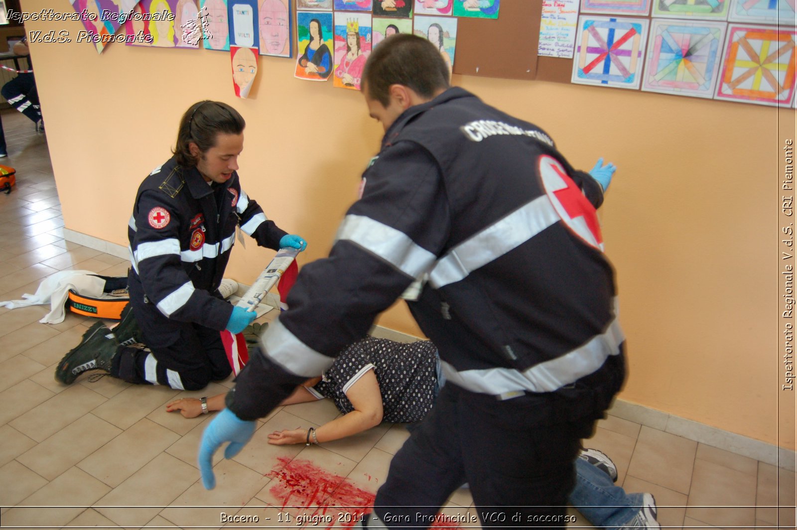 Baceno - 11 giugno 2011 - Gara Provinciale VCO di soccorso -  Croce Rossa Italiana - Ispettorato Regionale Volontari del Soccorso Piemonte