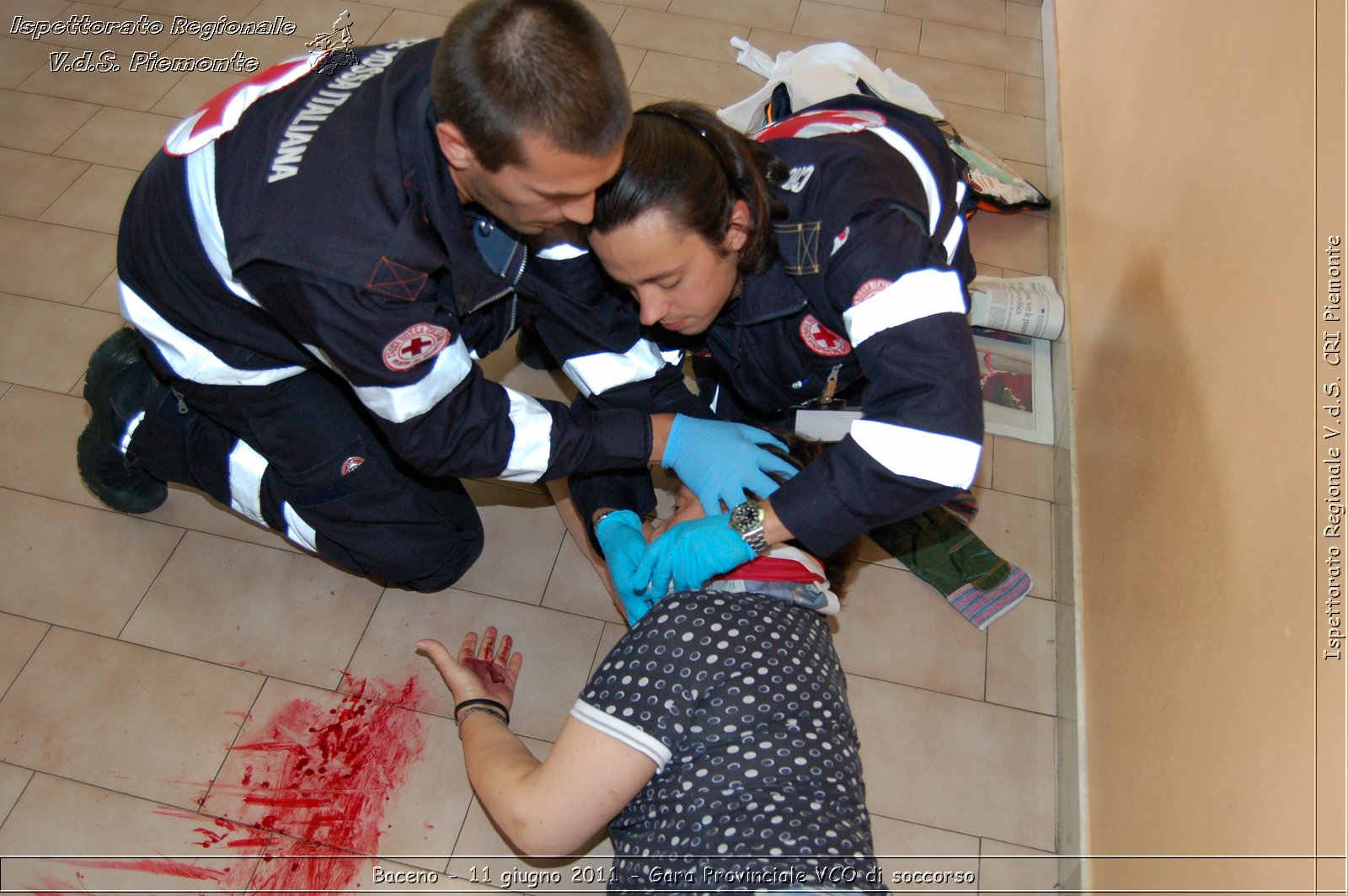 Baceno - 11 giugno 2011 - Gara Provinciale VCO di soccorso -  Croce Rossa Italiana - Ispettorato Regionale Volontari del Soccorso Piemonte