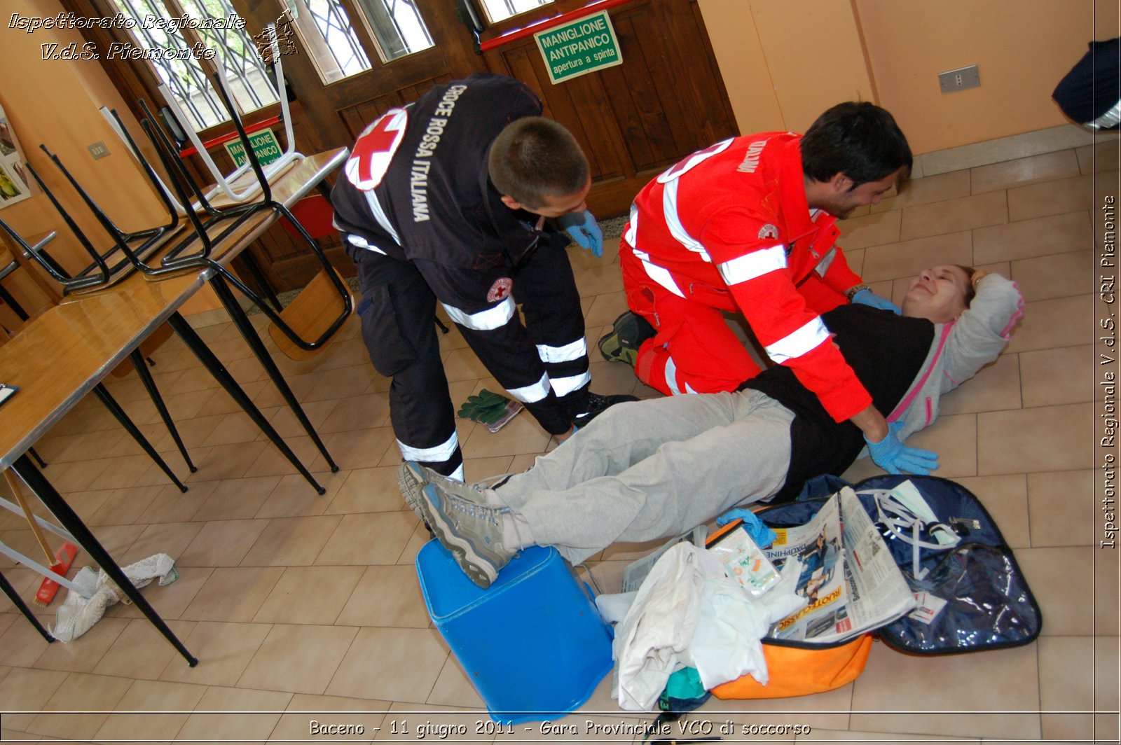 Baceno - 11 giugno 2011 - Gara Provinciale VCO di soccorso -  Croce Rossa Italiana - Ispettorato Regionale Volontari del Soccorso Piemonte