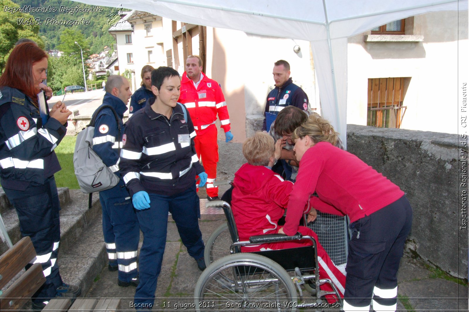 Baceno - 11 giugno 2011 - Gara Provinciale VCO di soccorso -  Croce Rossa Italiana - Ispettorato Regionale Volontari del Soccorso Piemonte