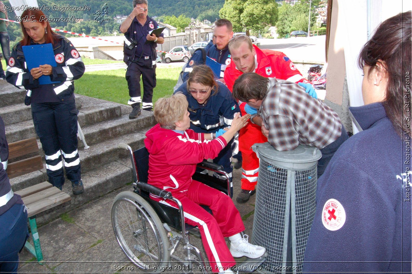 Baceno - 11 giugno 2011 - Gara Provinciale VCO di soccorso -  Croce Rossa Italiana - Ispettorato Regionale Volontari del Soccorso Piemonte