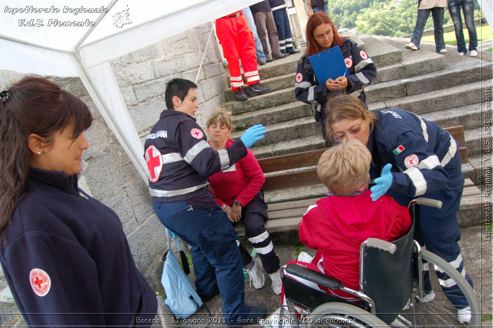 Baceno - 11 giugno 2011 - Gara Provinciale VCO di soccorso -  Croce Rossa Italiana - Ispettorato Regionale Volontari del Soccorso Piemonte