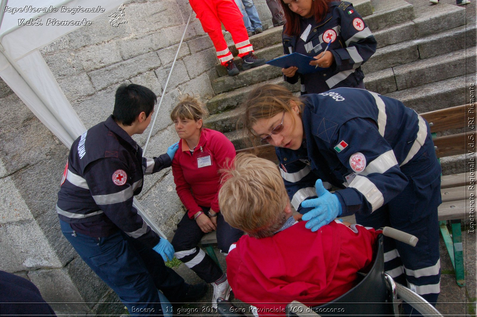 Baceno - 11 giugno 2011 - Gara Provinciale VCO di soccorso -  Croce Rossa Italiana - Ispettorato Regionale Volontari del Soccorso Piemonte