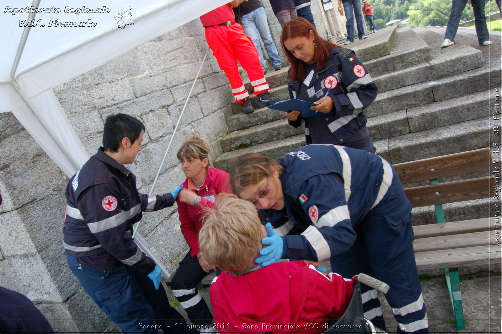 Baceno - 11 giugno 2011 - Gara Provinciale VCO di soccorso -  Croce Rossa Italiana - Ispettorato Regionale Volontari del Soccorso Piemonte