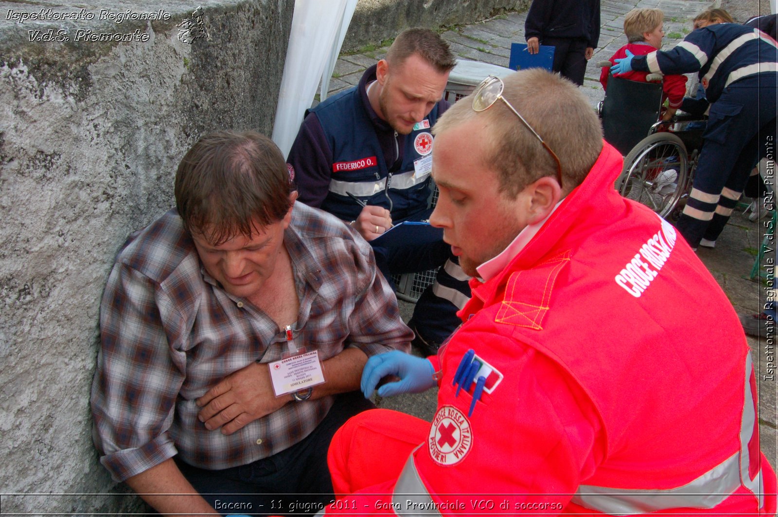 Baceno - 11 giugno 2011 - Gara Provinciale VCO di soccorso -  Croce Rossa Italiana - Ispettorato Regionale Volontari del Soccorso Piemonte