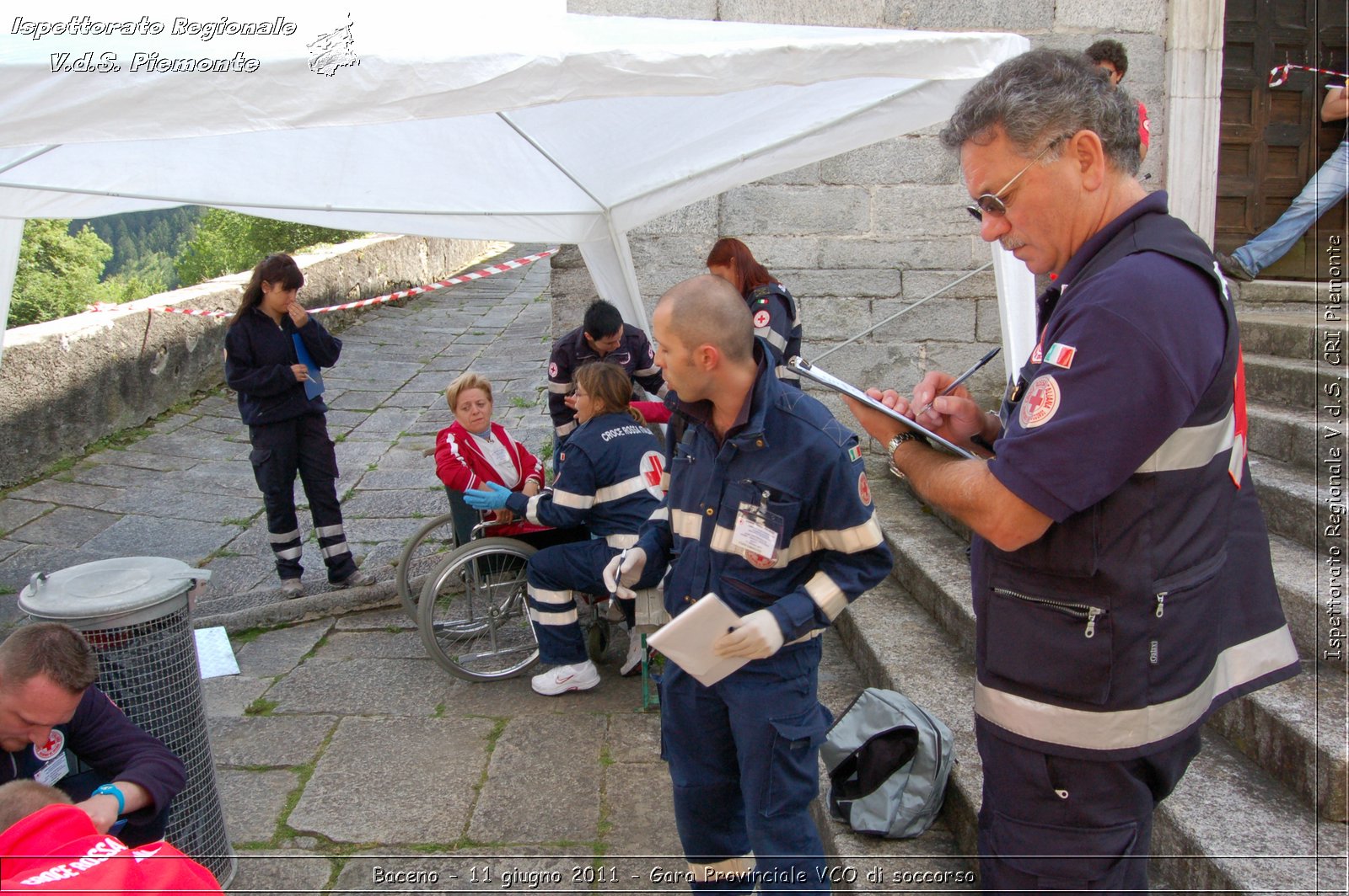 Baceno - 11 giugno 2011 - Gara Provinciale VCO di soccorso -  Croce Rossa Italiana - Ispettorato Regionale Volontari del Soccorso Piemonte