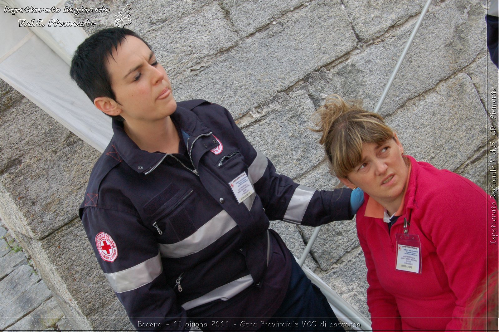 Baceno - 11 giugno 2011 - Gara Provinciale VCO di soccorso -  Croce Rossa Italiana - Ispettorato Regionale Volontari del Soccorso Piemonte