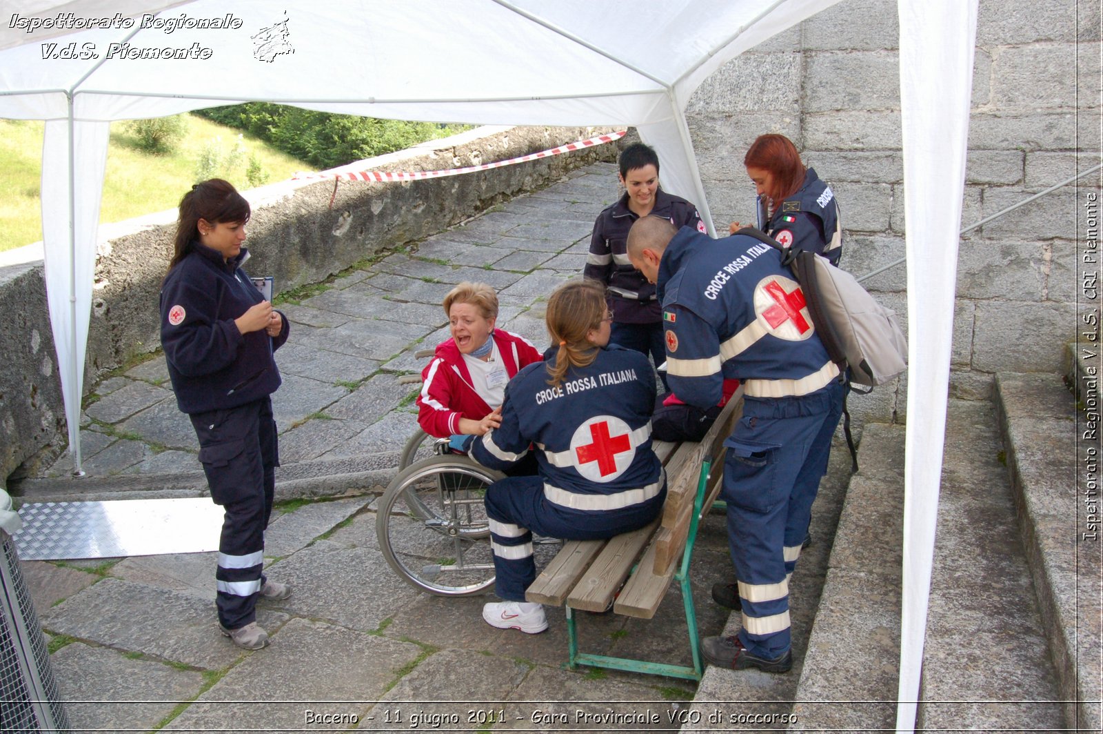 Baceno - 11 giugno 2011 - Gara Provinciale VCO di soccorso -  Croce Rossa Italiana - Ispettorato Regionale Volontari del Soccorso Piemonte