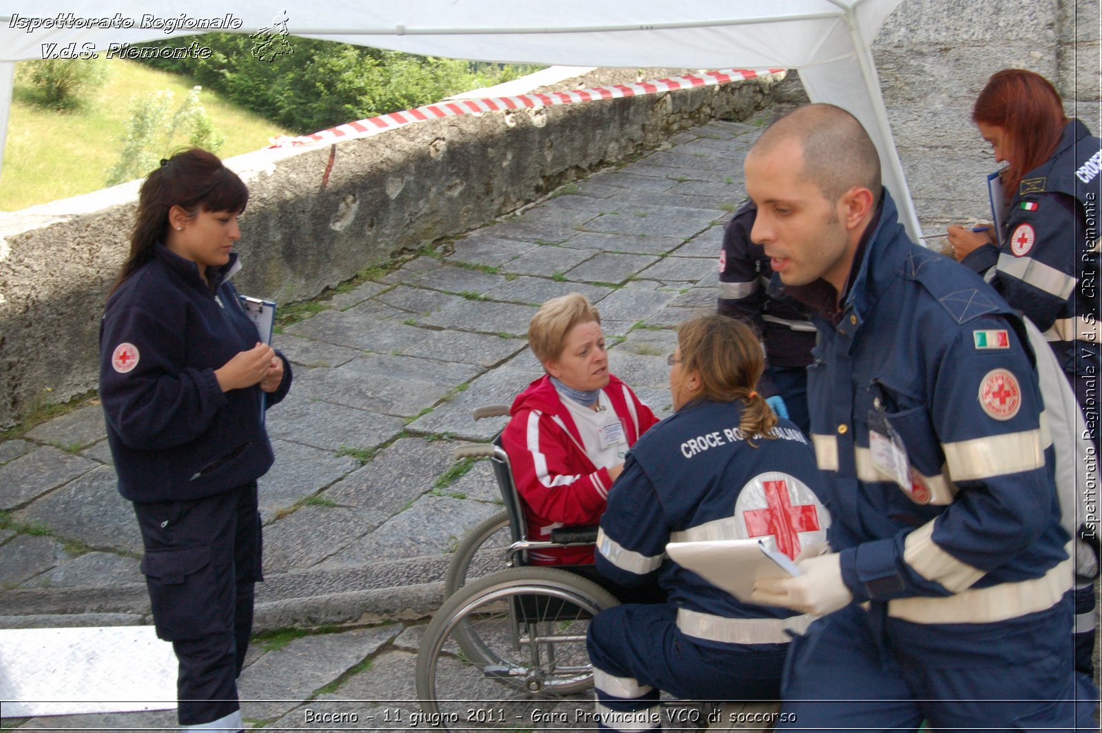 Baceno - 11 giugno 2011 - Gara Provinciale VCO di soccorso -  Croce Rossa Italiana - Ispettorato Regionale Volontari del Soccorso Piemonte