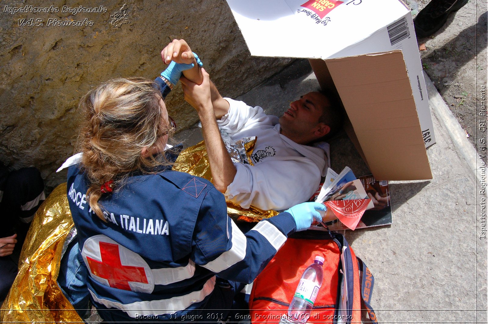 Baceno - 11 giugno 2011 - Gara Provinciale VCO di soccorso -  Croce Rossa Italiana - Ispettorato Regionale Volontari del Soccorso Piemonte