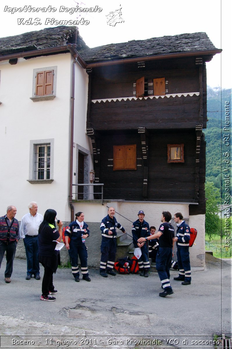 Baceno - 11 giugno 2011 - Gara Provinciale VCO di soccorso -  Croce Rossa Italiana - Ispettorato Regionale Volontari del Soccorso Piemonte